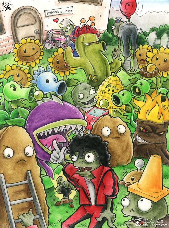 【向僵尸宣战】萌植的力量!保卫戴夫!